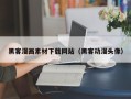 德阳黑客漫画素材下载网站（黑客动漫头像）